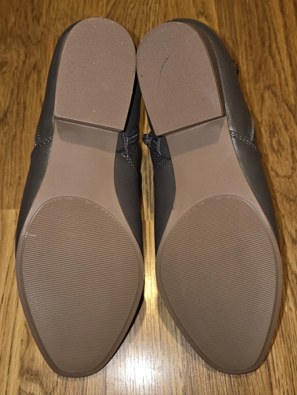 Women's Grey Ankle Booties - Picture 3 of 4